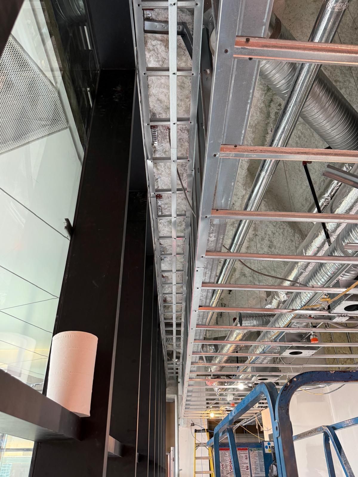 Commercial Ceiling Grid Installation